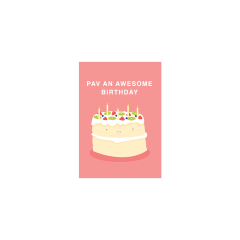Iko Iko Mini Card Cutie Food Pav Birthday