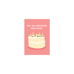 Iko Iko Mini Card Cutie Food Pav Birthday