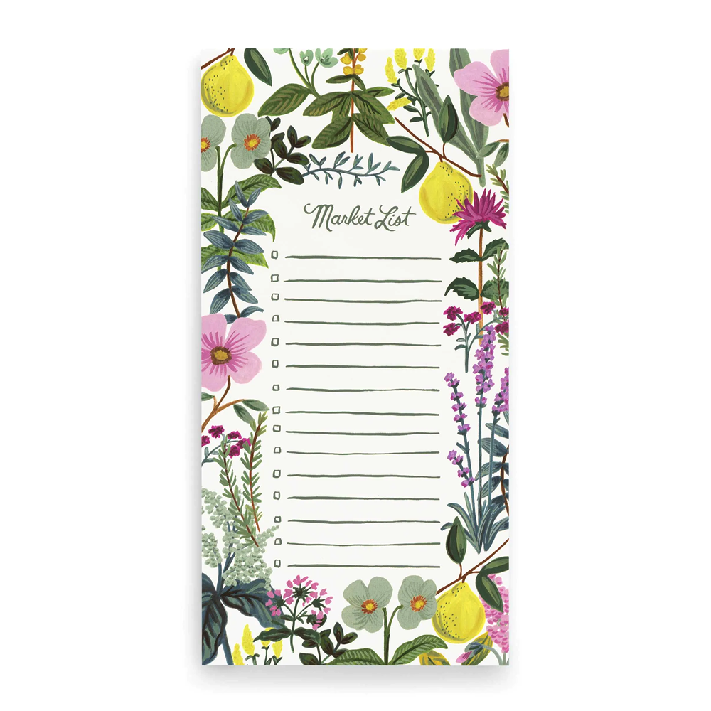 Rifle Paper Co Shopping Pad Herb Market