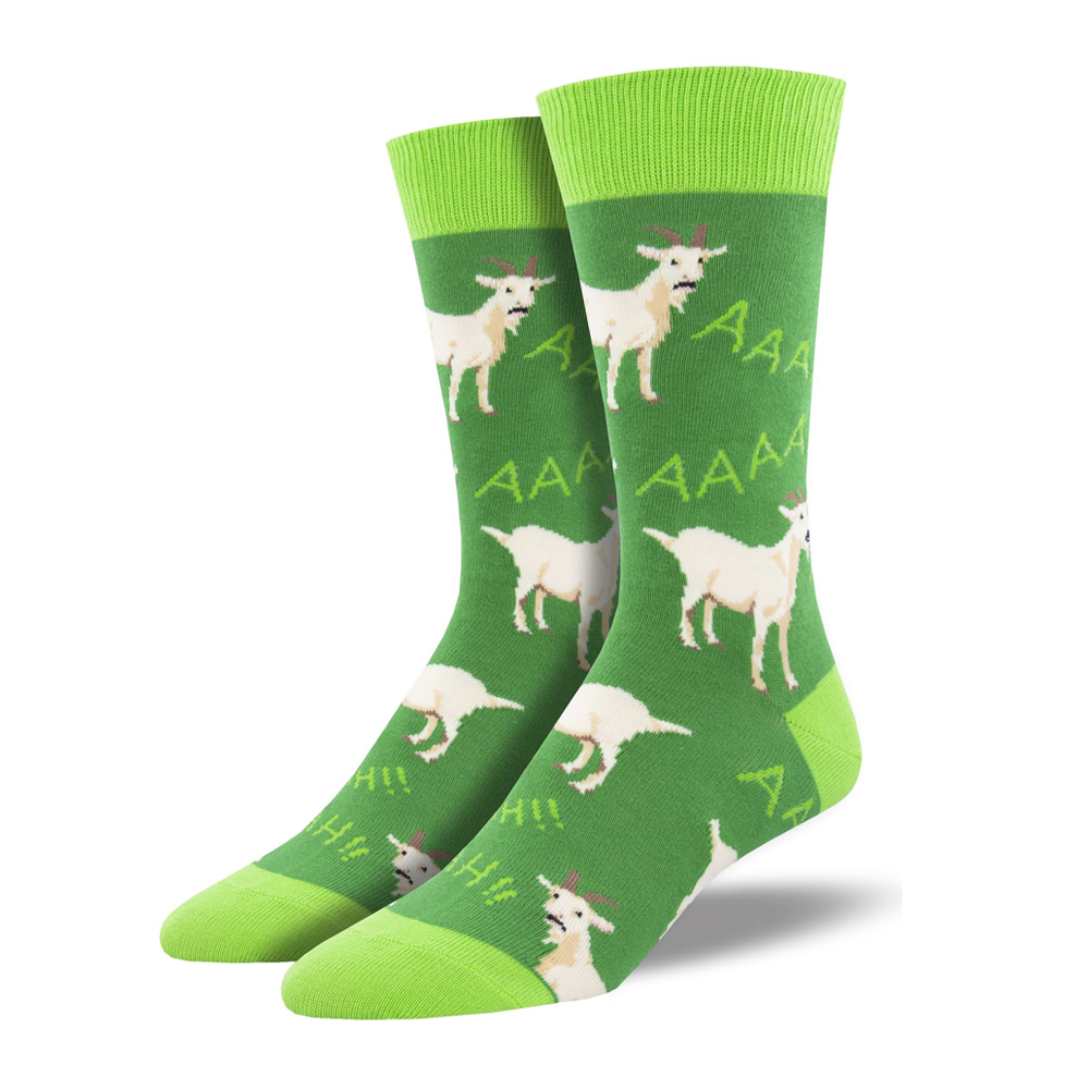 Socksmith Socks Men's Screaming Goat Green