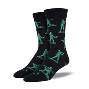 Socksmith Men's Socks Army Men Black