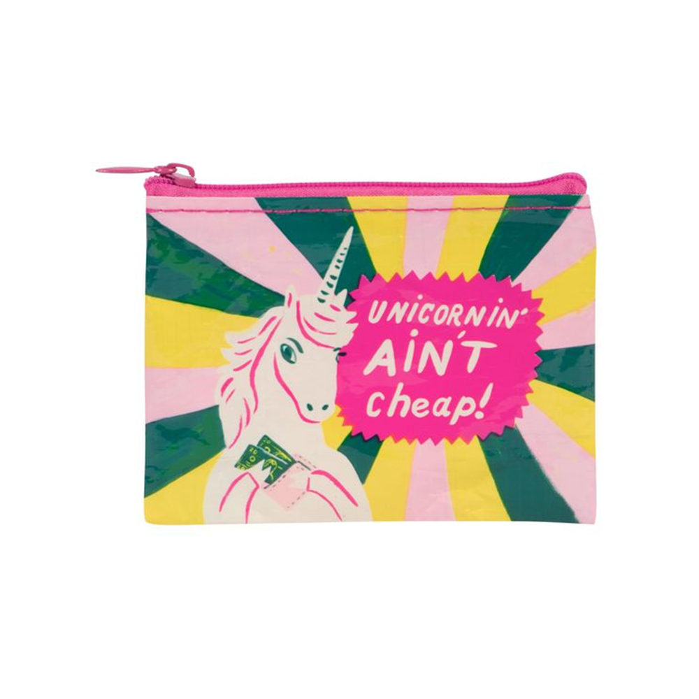 Blue Q Coin Purse Unicornin Aint Cheap