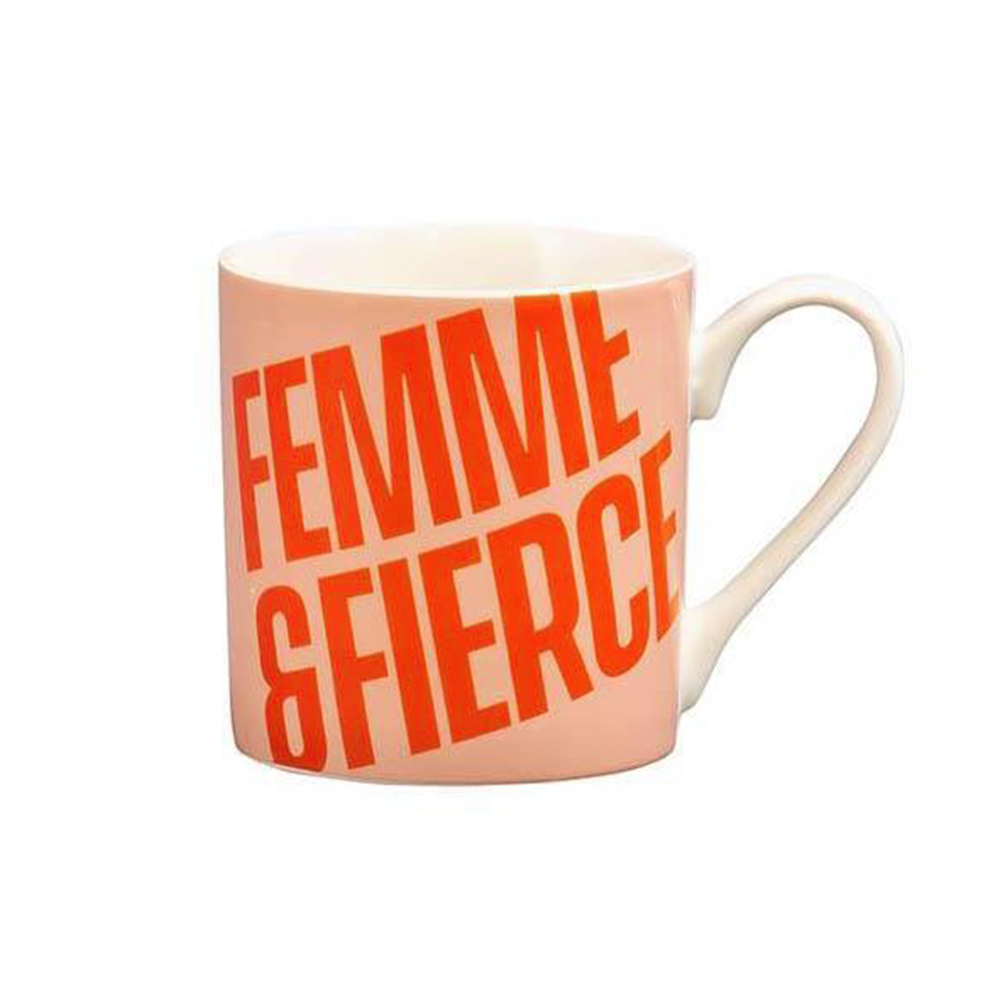 Yes Studio Ceramic Mug Femme and Fierce