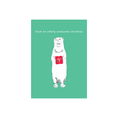 Iko Iko Christmas Card Otterly Awesome