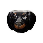 Quail Dachshund Black Egg Cup