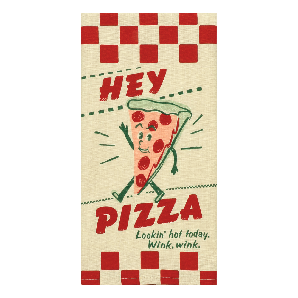 Blue Q Tea Towel Hey Pizza