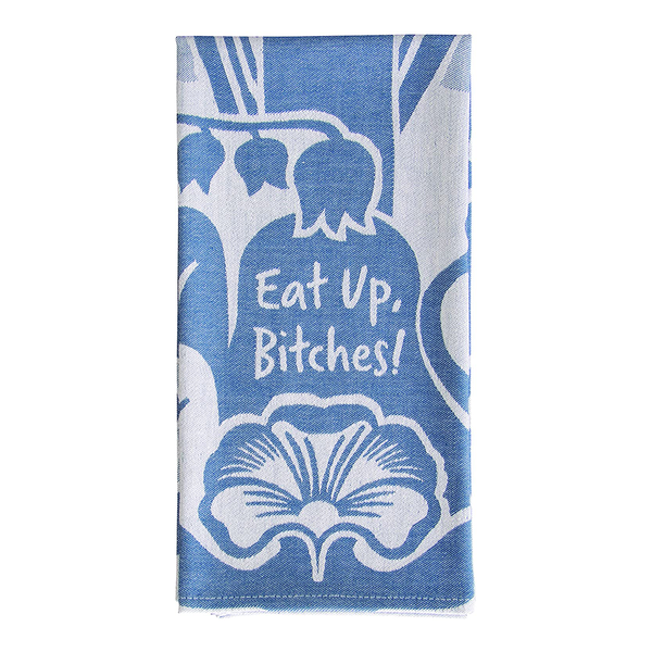 Blue Q Tea Towel Eat Up Bitches