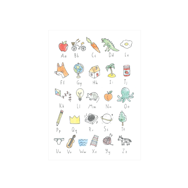 Steer Illustrations X Iko Iko Card Alphabet
