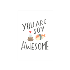 Steer Illustrations X Iko Iko Card Soy Awesome