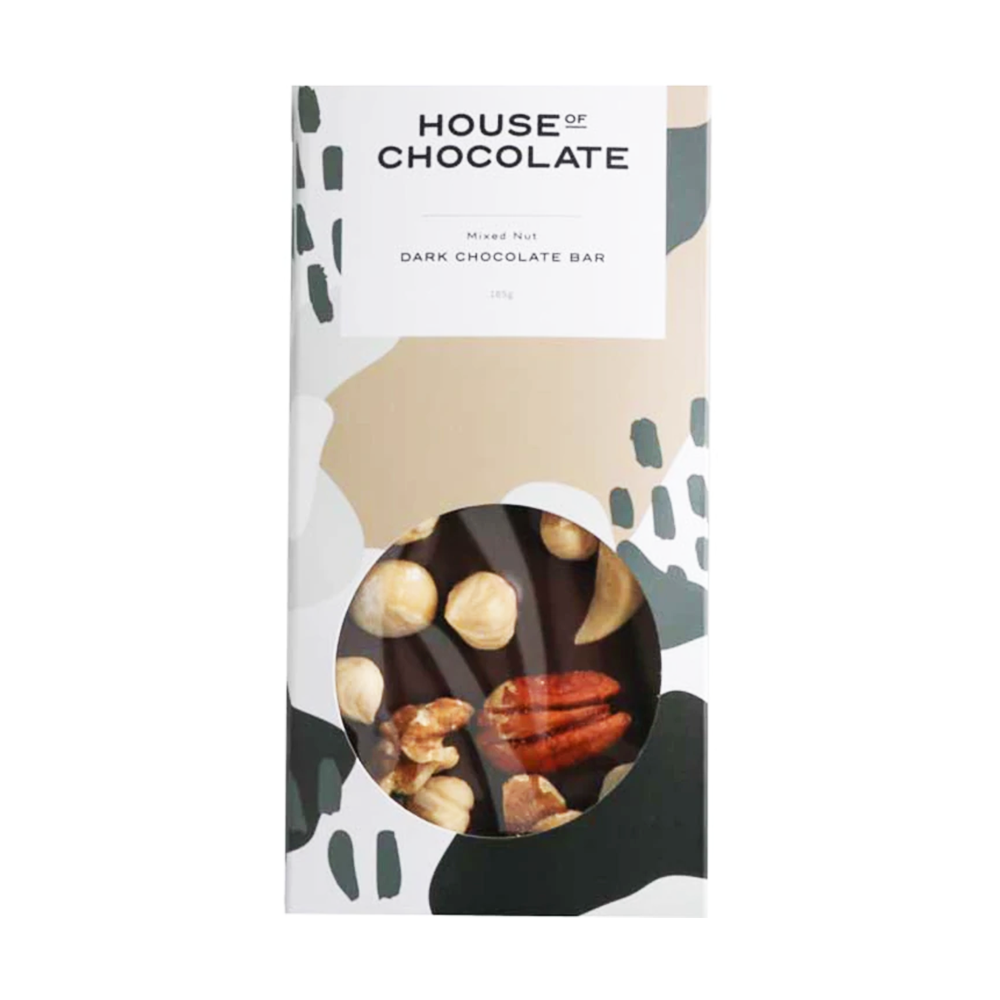 House of Chocolate Mixed Nuts Dark Chocolate Bar 100g