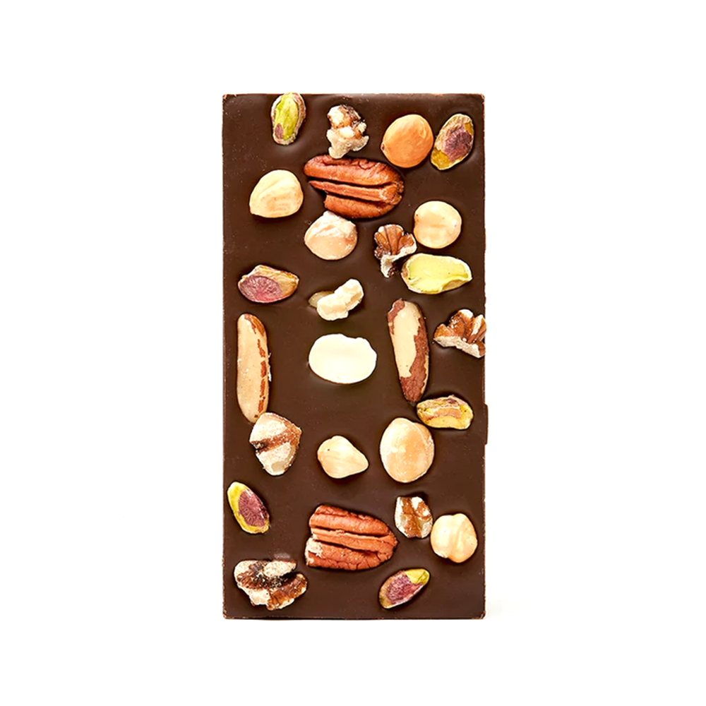 House of Chocolate Mixed Nuts Dark Chocolate Bar 100g