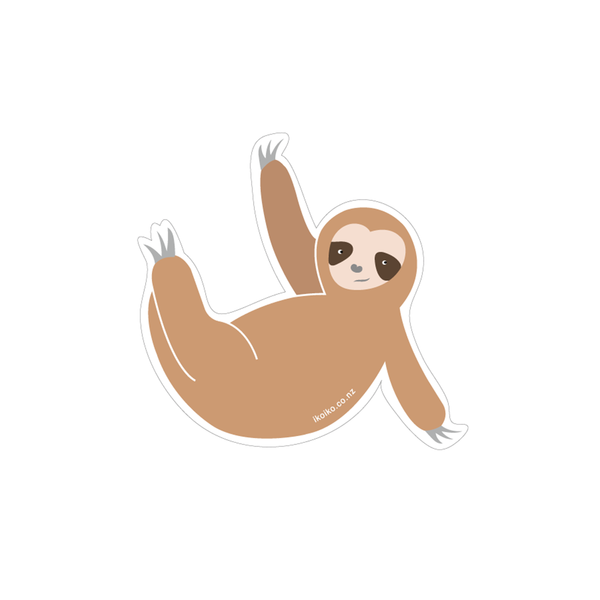 Iko Iko Fun Size Sticker Sloth Swinging