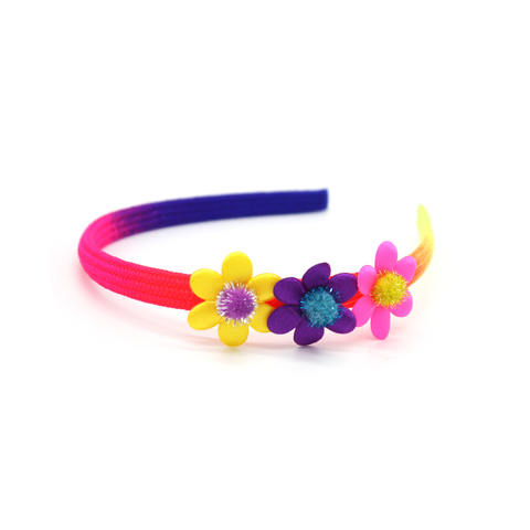 Neon Flower Headband