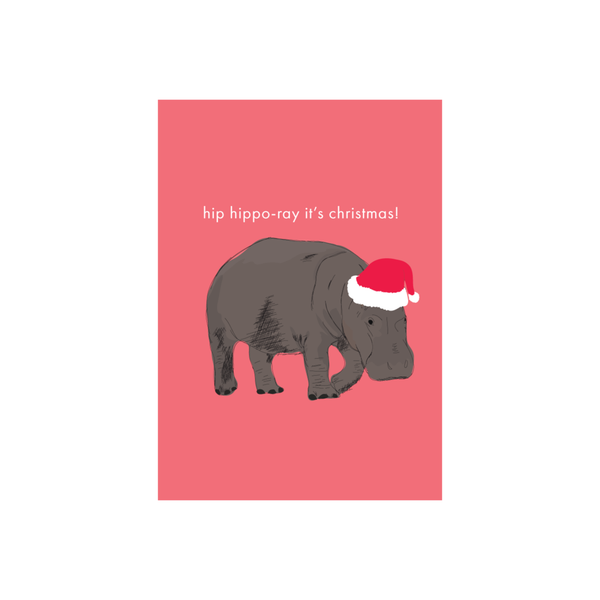 Iko Iko Christmas Card Hippo Ray