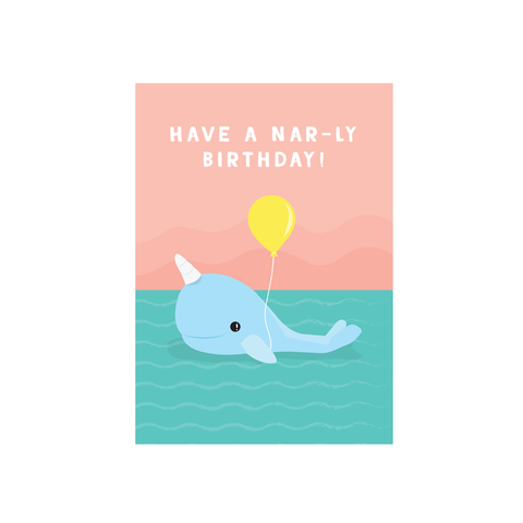 Iko Iko Cutie Animal Pun Card Narly Birthday