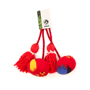 Potiki Poi Plastic and Fabric Head Whero