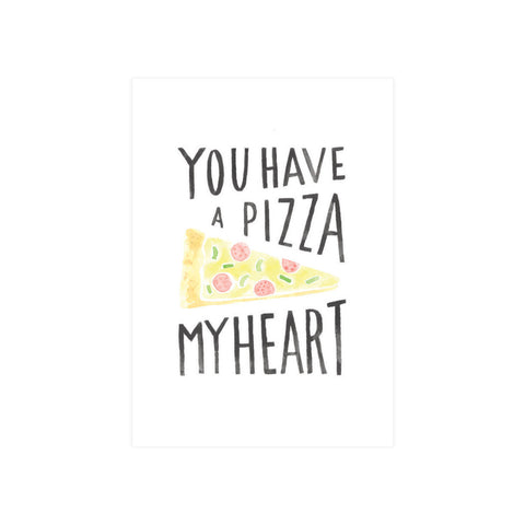 Steer Illustrations X Iko Iko Card Pizza