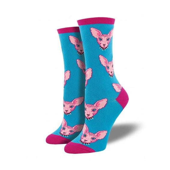 Socksmith Socks Women's Hairless and Careless Cat