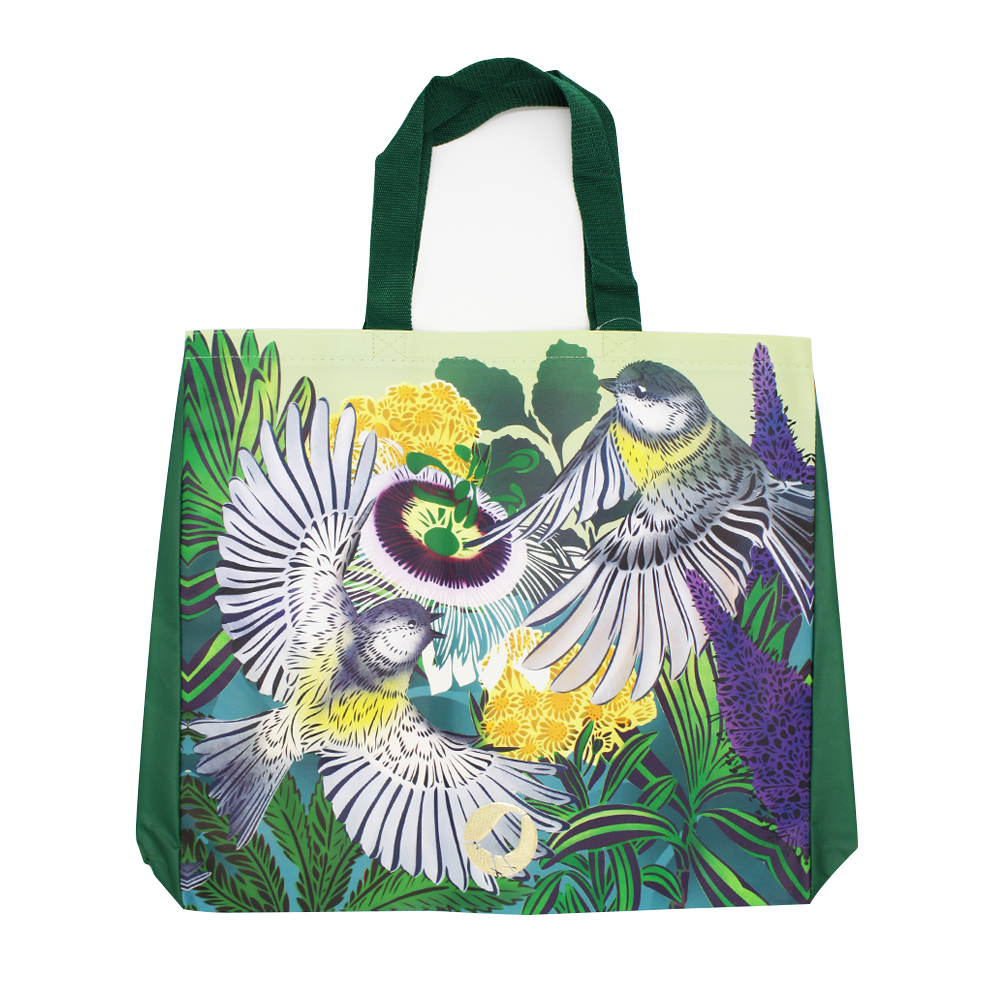Flox Reusable Shopping Bag Miro Miro Green Handle