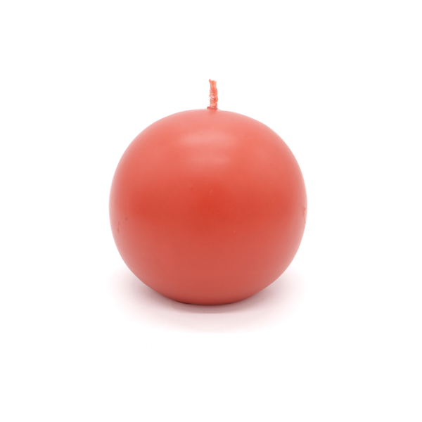 Ball Candle Large Terracotta