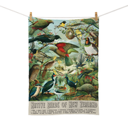 New Zealand Retro Tea Towel Native Birds