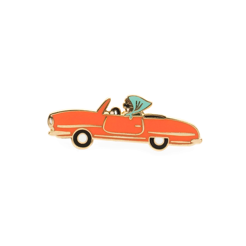 Rifle Paper Co Enamel Pin Car