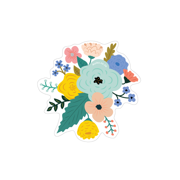 Iko Iko Fun Size Sticker Bloom Bouquet - Blue