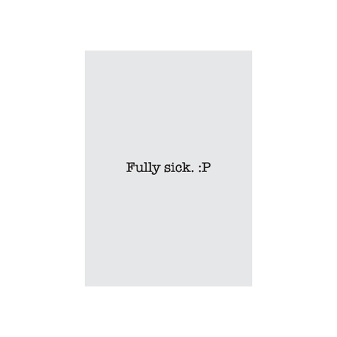 Iko Iko Text Card Fully Sick