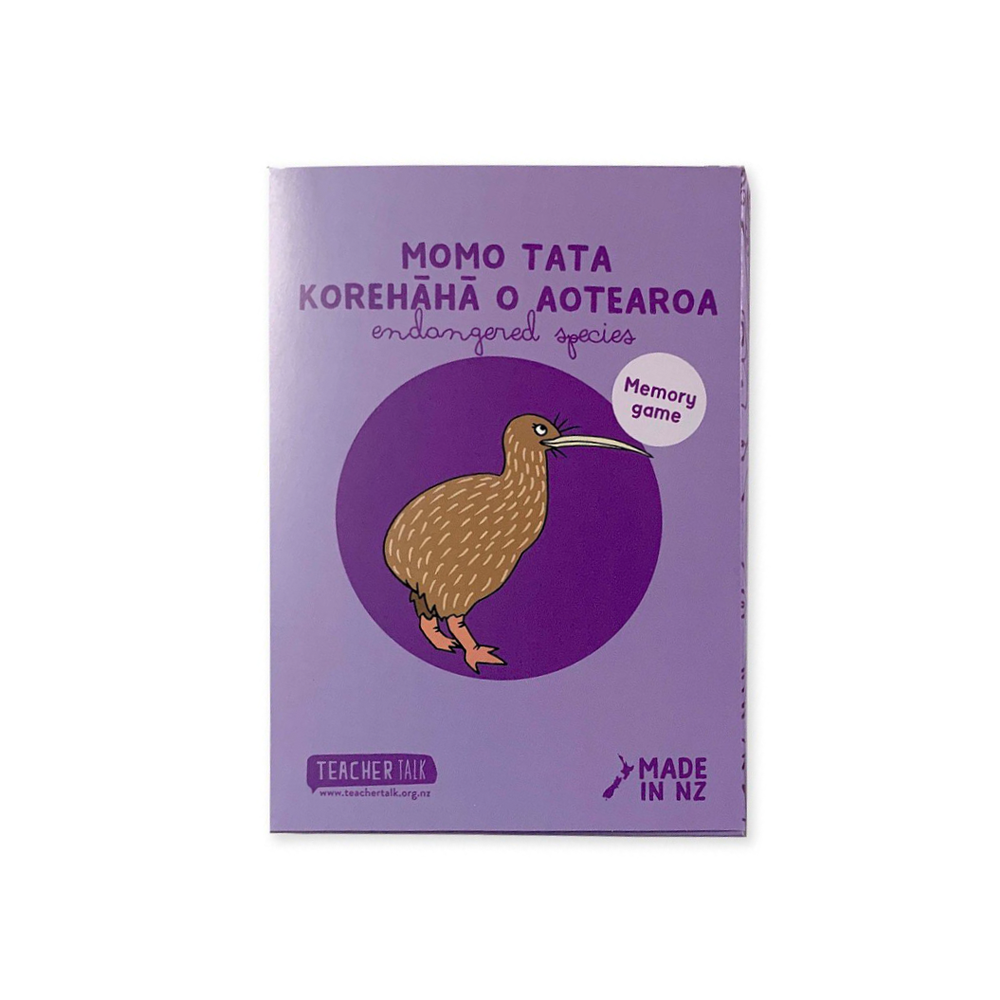 Momo Tata Korehāhā O Aotearoa Endangered Species Memory Game