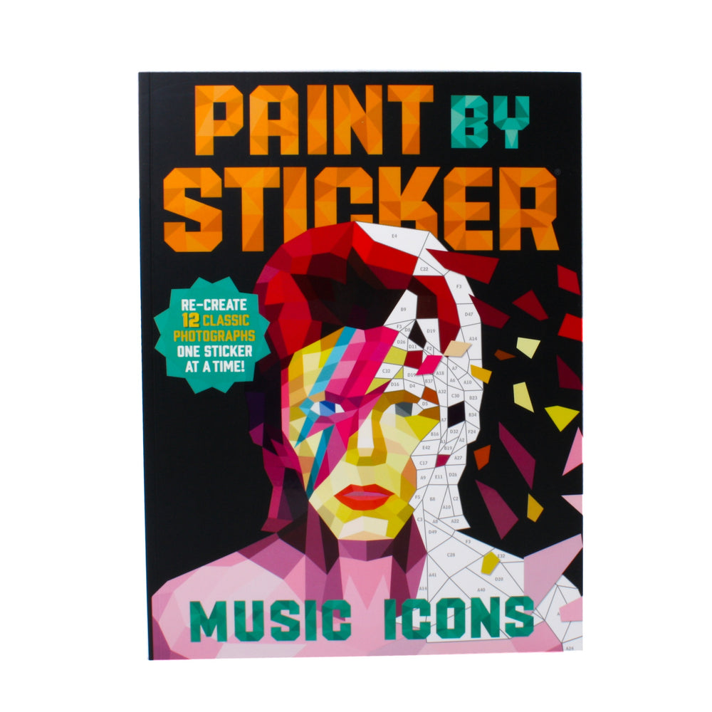 Paint By Sticker Music Icons