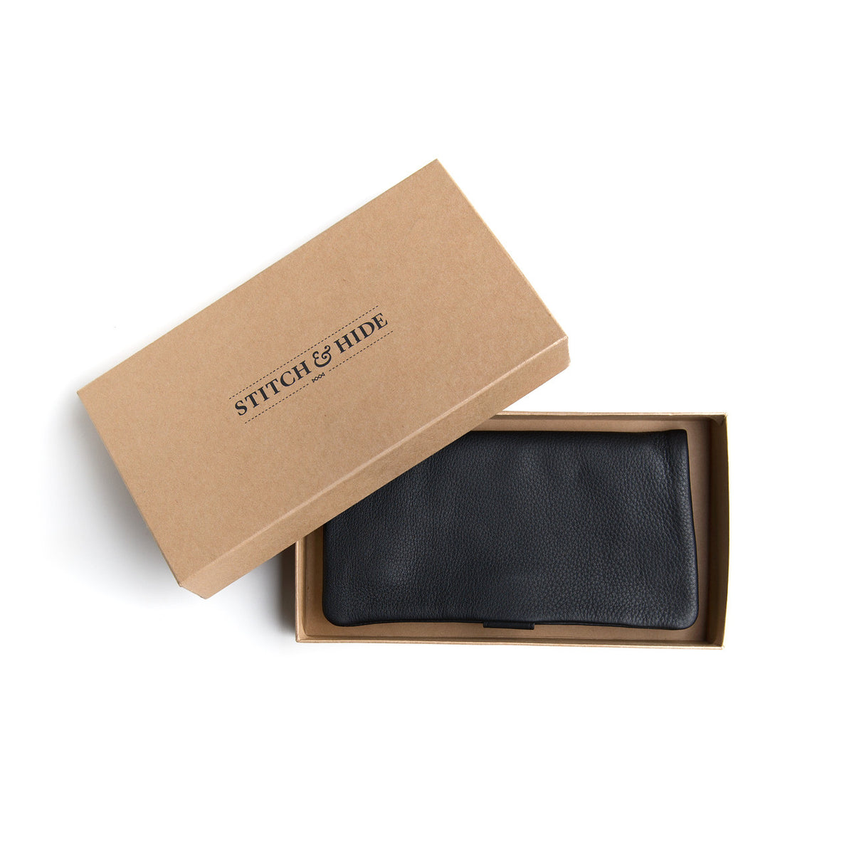 Stitch & Hide Leather Wallet Jesse Black