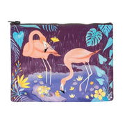 Blue Q Zipper Pouch Flamingo