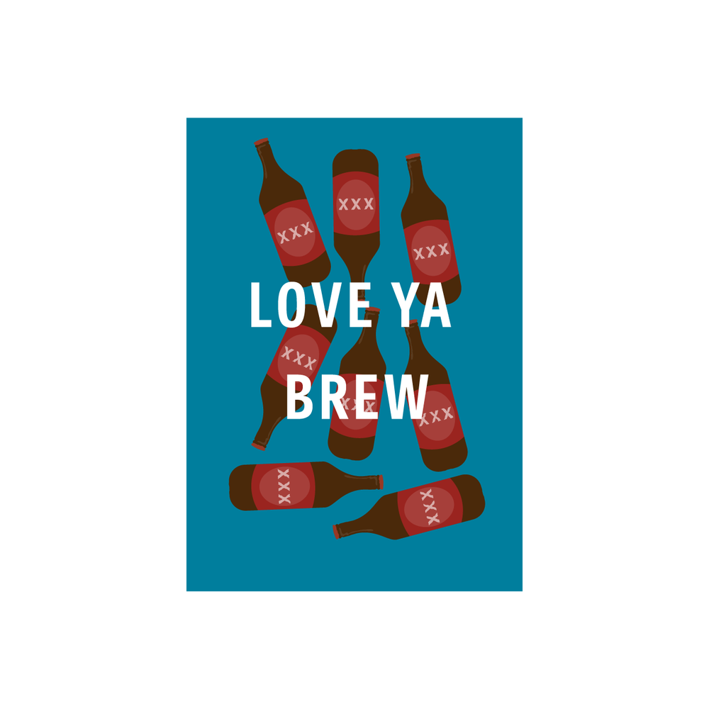 Iko Iko Pun Card Brew DC