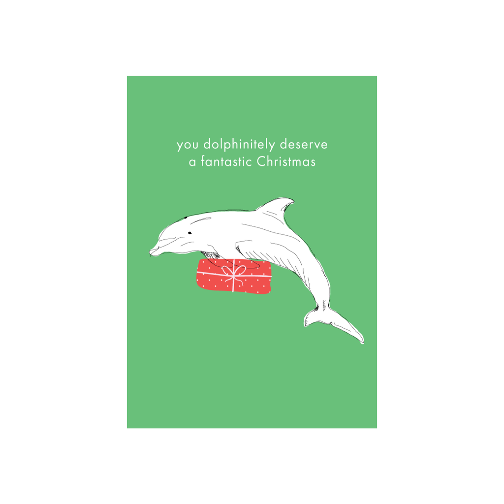 Iko Iko Christmas Card Dolphin