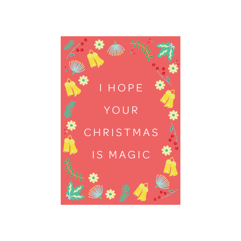 Iko Iko Christmas Card Kōwhai Christmas Magic
