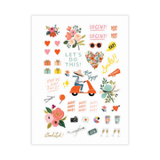 Rifle Paper Co Sticker Set Set of 3 Sheets Assorted Designs