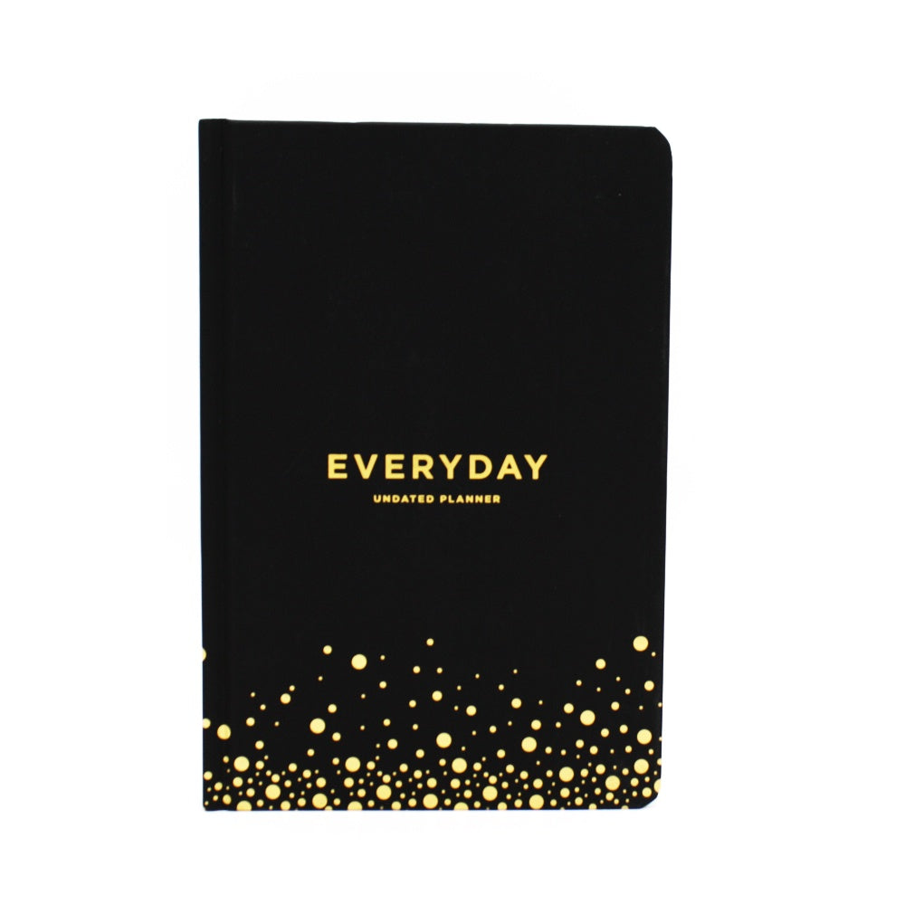 Frank A5 Hard Cover Everyday Planner Black