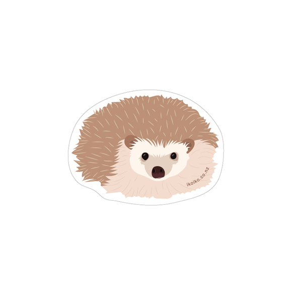 Iko Iko Fun Size Sticker Hedgehog
