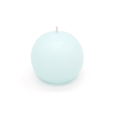 Ball Candle Large Aqua