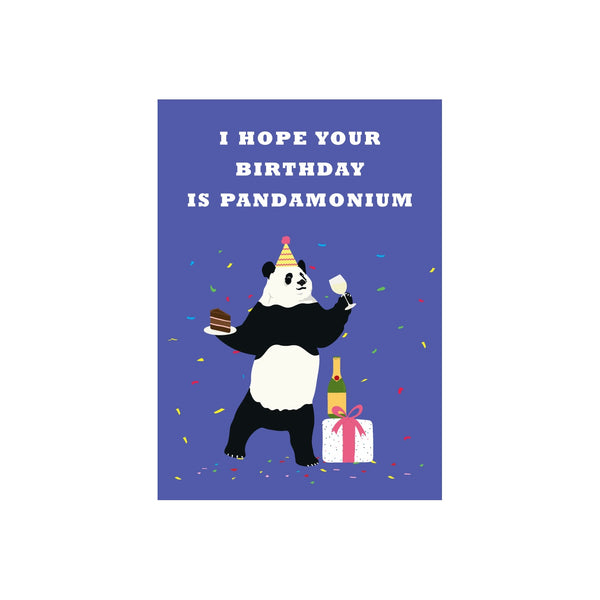 Iko Iko Animal Pun Card Birthday Panda