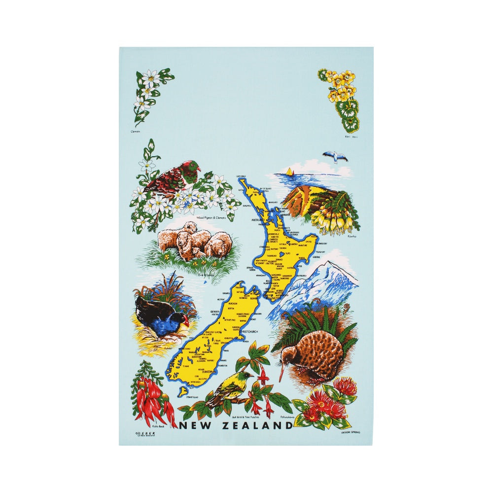 New Zealand Spring Tea Towel