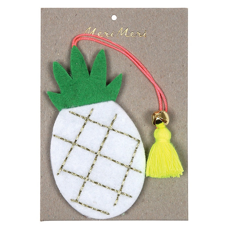 Meri Meri Christmas Decoration Felt Pineapple