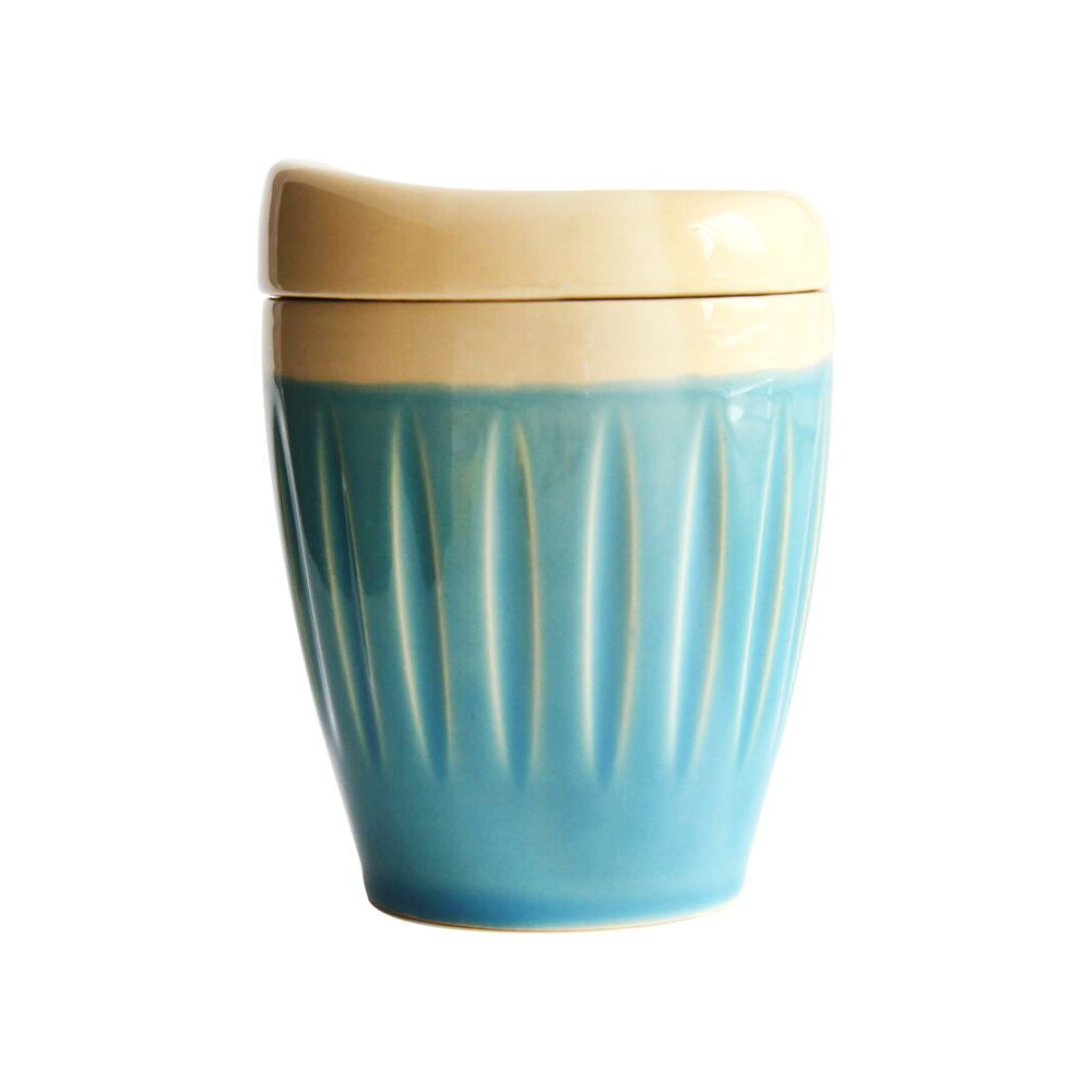 Lyttelton Pottery Deksel Reuseable Cup Light Blue