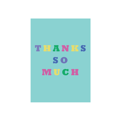Iko Iko Colour Text Card Thanks So Much