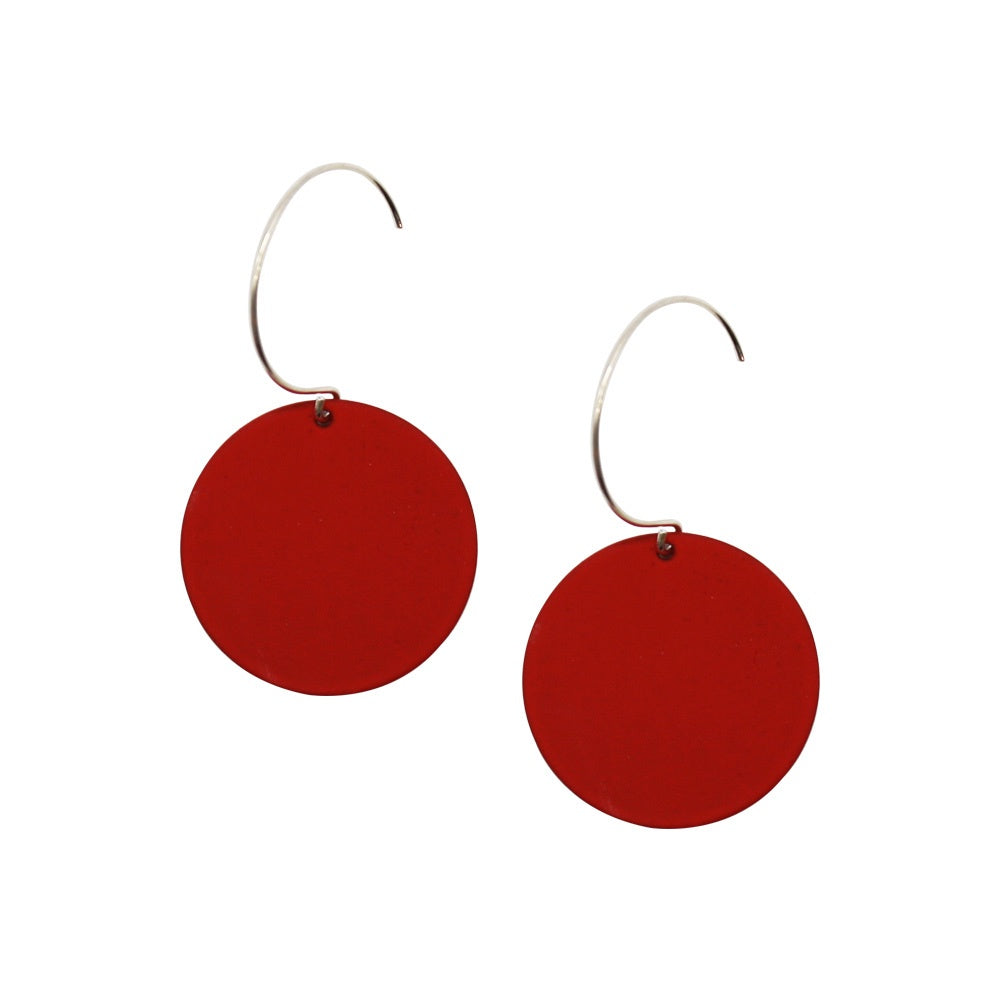 Penny Foggo Earrings Small Spot Red