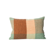 Citta Clyde Handwoven Linen Cushion Cover Pea Multicoloured