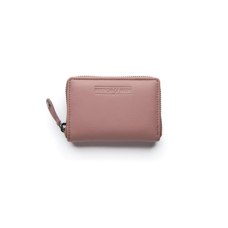 Stitch & Hide Leather Card Wallet Hunter Dusty Rose
