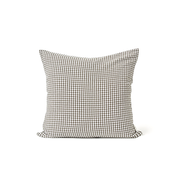 Citta Gingham Washed Cotton Cushion Cover Olive