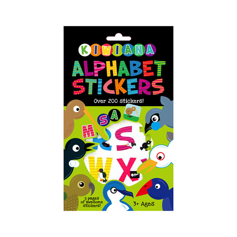 NZ Alphabet Sticker Pad