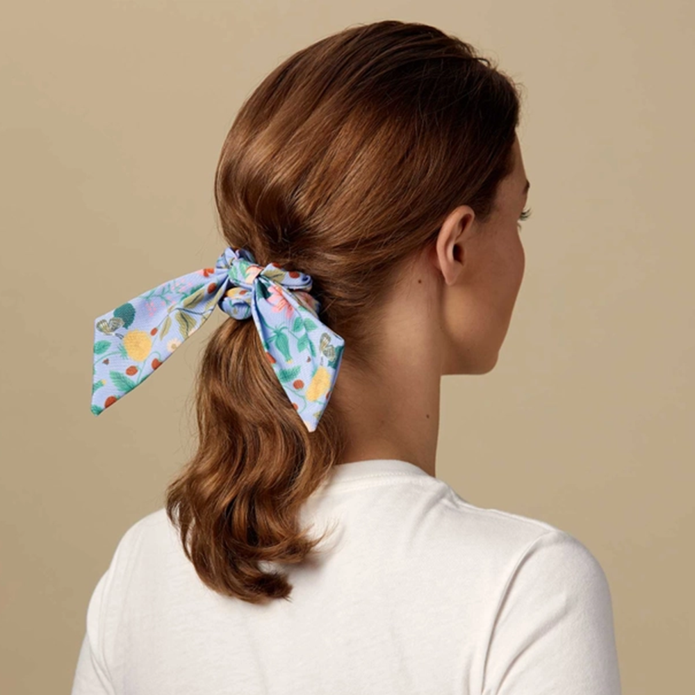 Rifle Paper Co Scrunchie Strawberry Fields